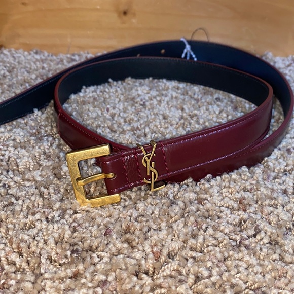 SAINT LAURENT CASSANDRE THIN BELT - Picture 1 of 5